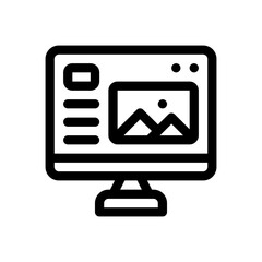 landing page line icon