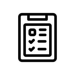to do list line icon