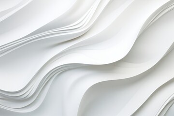 Obraz premium White seamless waves pattern