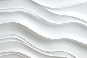 Obraz premium White seamless waves pattern