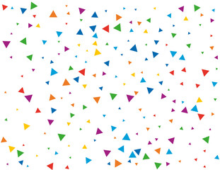 Rainbow Triangular Confetti