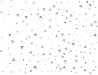 Magic Silver Triangular Confetti