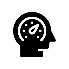 performance glyph icon