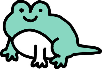 froglet doodle line