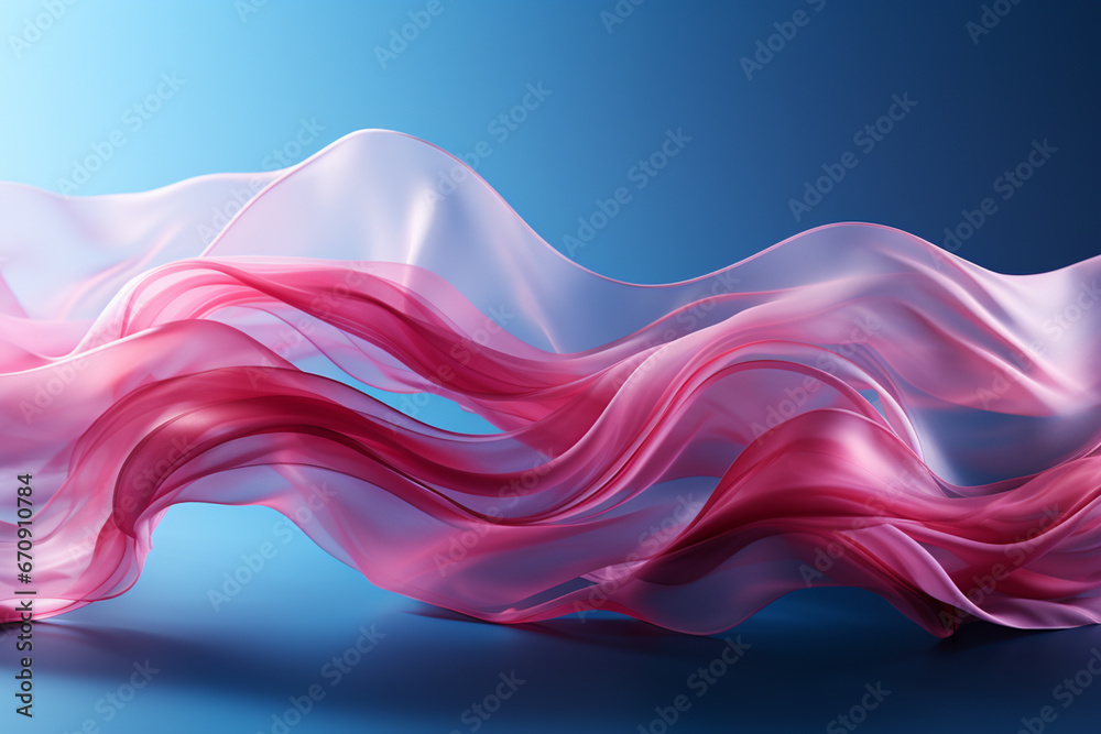 Leinwandbilder beautiful abstract modern blue backdrop for a product presentation with a smooth floor and trailing 
