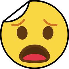 disappointed sticker emoji icon