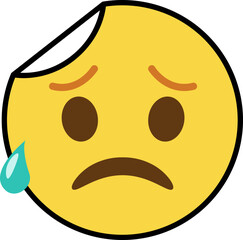 disappointed sticker emoji icon