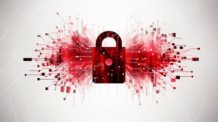 Mobile and computer security concept. secure internet connection, smartphone privacy and VPN connection protection