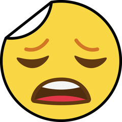 very disappointed sticker emoji icon