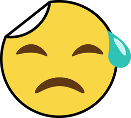 very awkward sticker emoji icon