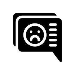 boring glyph icon