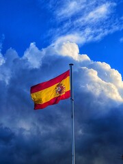 flag of Spain. 