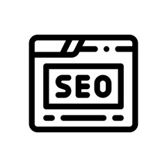 seo line icon