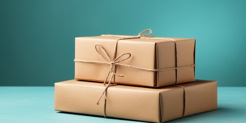 gift box with ribbon, Generated in AI