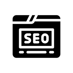 seo glyph icon