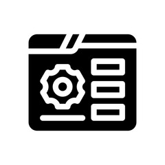 website glyph icon