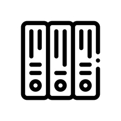 folders line icon