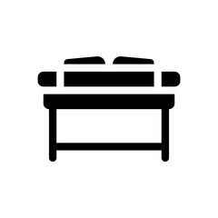 desk glyph icon