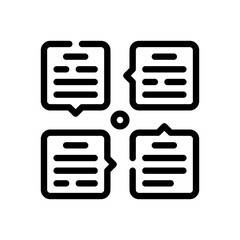 diagram line icon