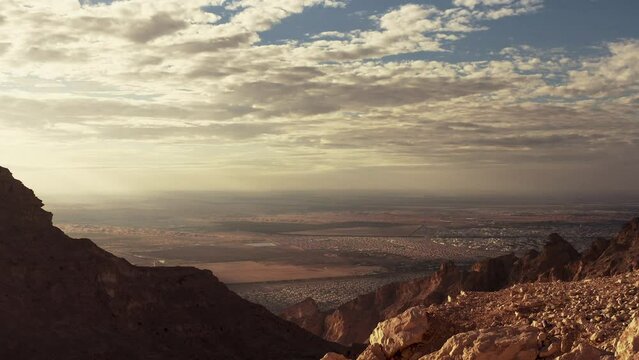 Aerial, Jebel Hafeet Viewpoint, Al Ain, United Arab Emirates