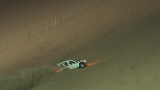 Car Stunt Race, Moreeb Dune, Liwa International Festival, Abu Dhabi, Emirates