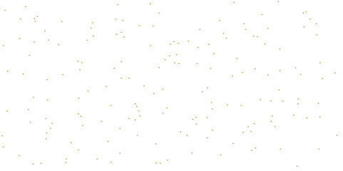 Abstract doted golden glitter particles splatter on transparent background. Luxury golden glitter falling bokeh celebration background. 