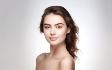Naklejka premium The Portrait of a Woman - portrait of a woman