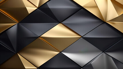 Metallic luxury gold and black abstract background
