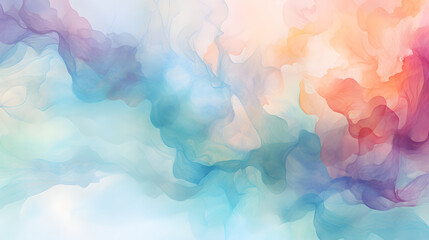 abstract watercolor background. Generative AI. - obrazy, fototapety, plakaty