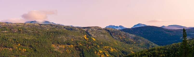 View of the oldest National Park in Norway, Rondane National Park