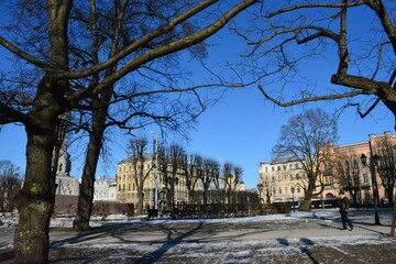 winter in riga