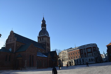 winter in riga