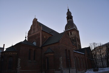 winter in riga