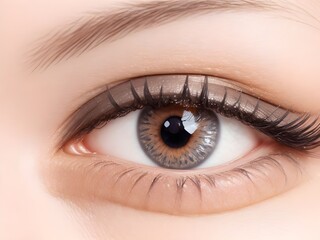 Naklejka premium close up of a eye