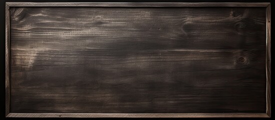 Empty chalkboard