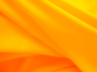 Cloth Background fabric Orange Color Texture Pattern Silk Light Gradient Yellow Textile Luxury Gold banner Material Fashion Satin Backdrop Summer Tropical Abstract Design Template Mockup Scene Product