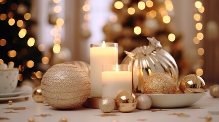  Christmas Centerpiece Featuring Vibrant Decorations and Ornaments