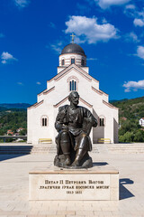 Visegrad, Republic of Srpska, Bosnia and Herzegovina - August 13, 2023: St. Lazar Church in...