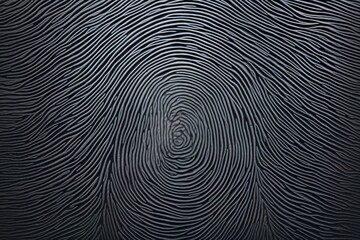 illustration of human fingerprint 
