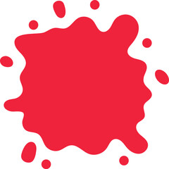 gradient water splash shape