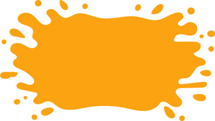 gradient water splash shape