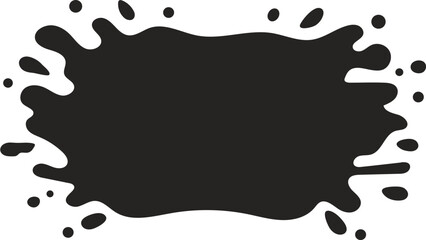 Obraz premium gradient water splash shape