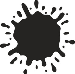 Obraz premium gradient water splash shape