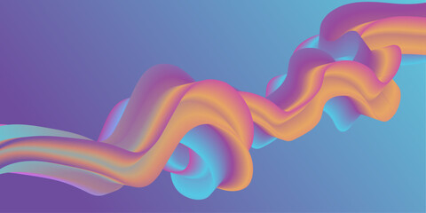 Abstract Background design, Colorful futuristic liquid gradient background. Gradient shape curve shape illustration .Wallpaper design.