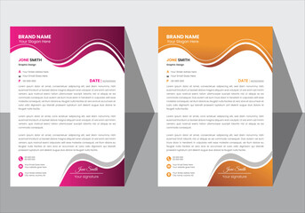 Modern business and corporate letterhead template
business letterhead template. - obrazy, fototapety, plakaty