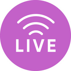 live streaming icon