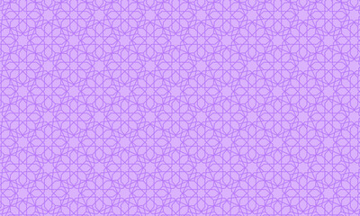 Islamic Geometric Pattern With Light Purple Color