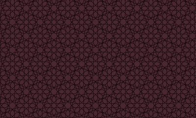 Islamic Geometric Pattern With Handsome Red Color