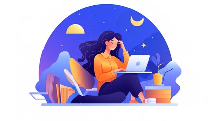 Cartoon campaign illustrations to celebrate Women Entrepreneurs Day，generated with AI.