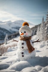 snowman of the snow